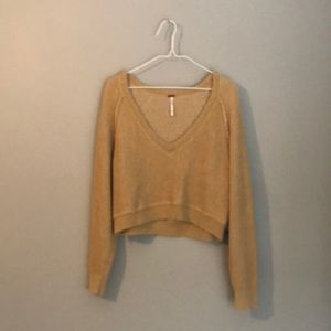 Free People Crop Sweater NWT